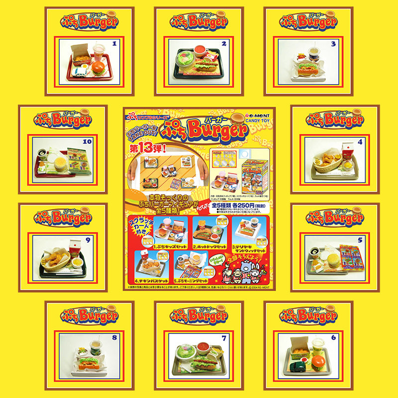 Rare 2003 Re-Ment Petit Burger Restaurant (Sold Individually) <Free Shipping>