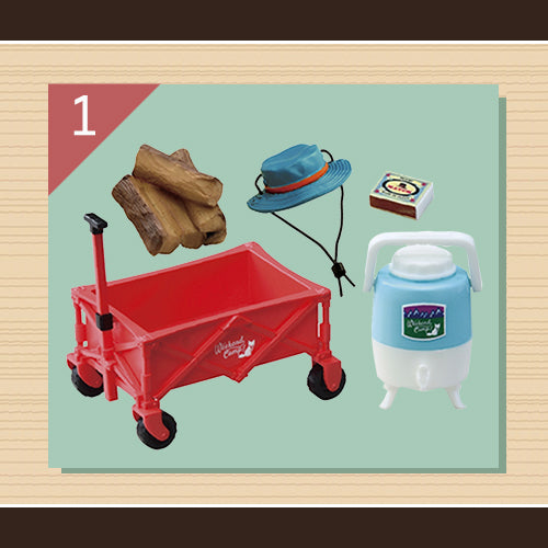 Rare 2019 Re-Ment Let's go! Weekend Camp! Full Set of 8 pcs <Free shipping (Except the United States)>