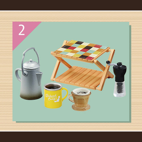 Rare 2019 Re-Ment Let's go! Weekend Camp! Full Set of 8 pcs <Free shipping (Except the United States)>