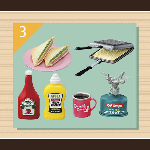 Rare 2019 Re-Ment Let's go! Weekend Camp! Full Set of 8 pcs <Free shipping (Except the United States)>