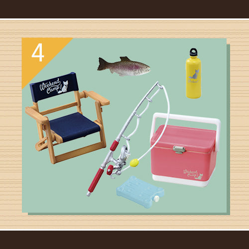 Rare 2019 Re-Ment Let's go! Weekend Camp! Full Set of 8 pcs <Free shipping (Except the United States)>