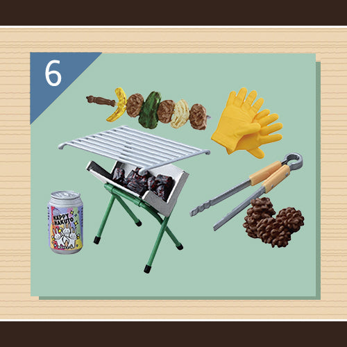 Rare 2019 Re-Ment Let's go! Weekend Camp! Full Set of 8 pcs <Free shipping (Except the United States)>