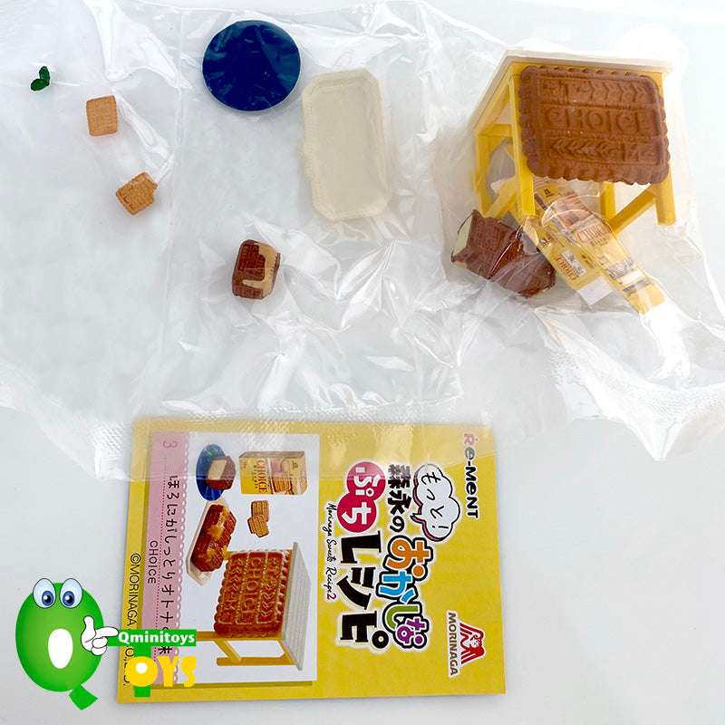 Rare 2019 Re-Ment Morinaga Sweets Recipe 2 Full Set of 8 pcs <Free Shipping>