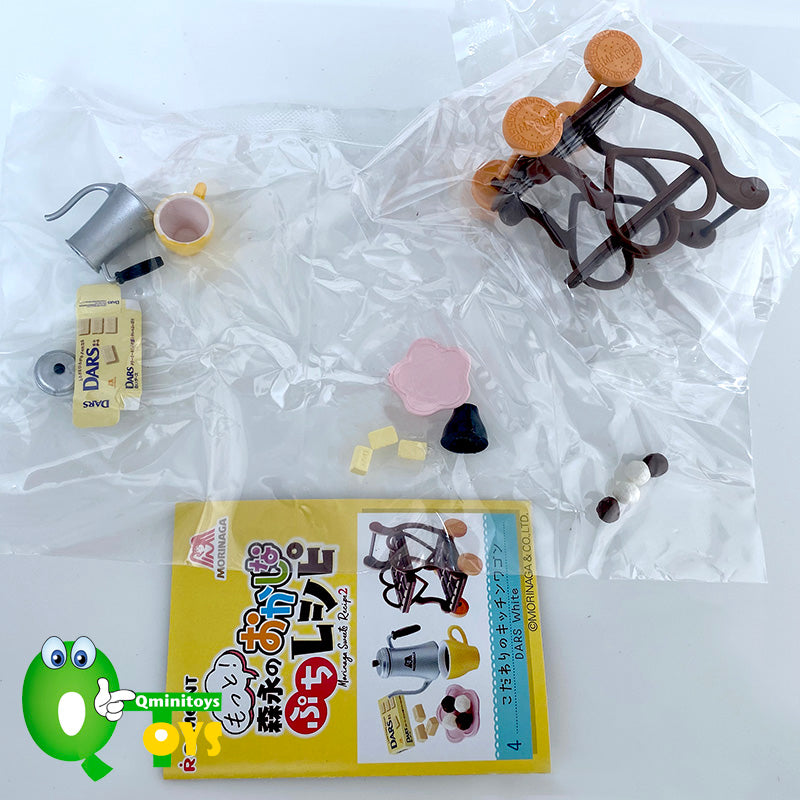 Rare 2019 Re-Ment Morinaga Sweets Recipe 2 Full Set of 8 pcs <Free Shipping>