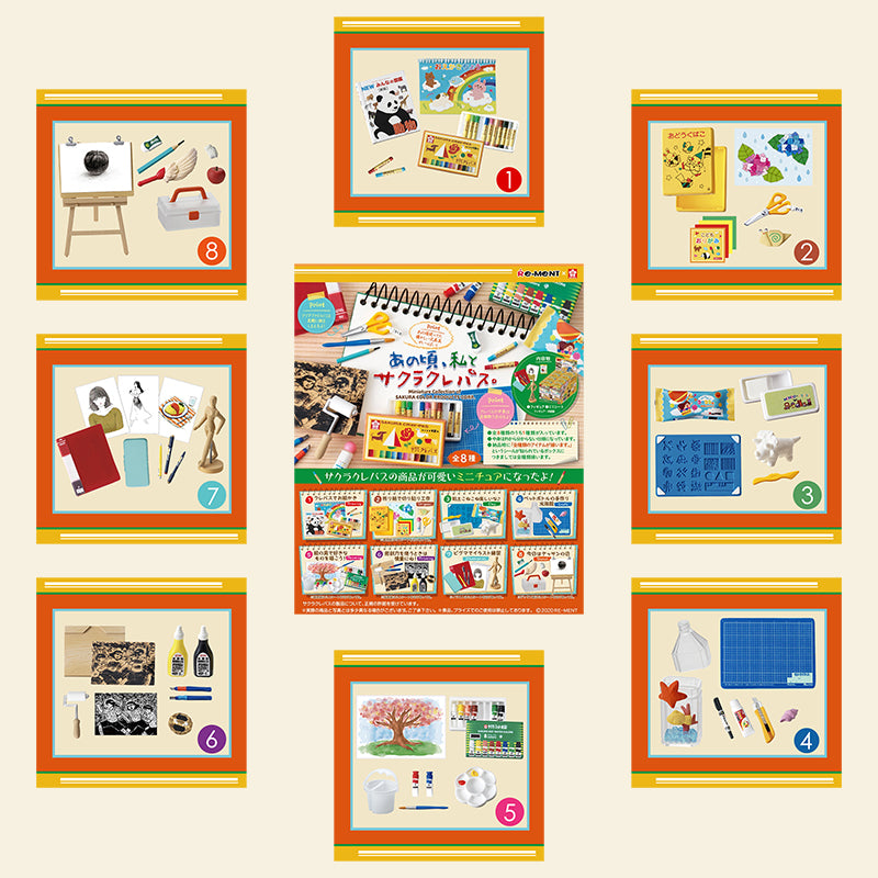 Rare 2020 Re-Ment Miniature Collection of Sakura Color Products (Sold Individually)