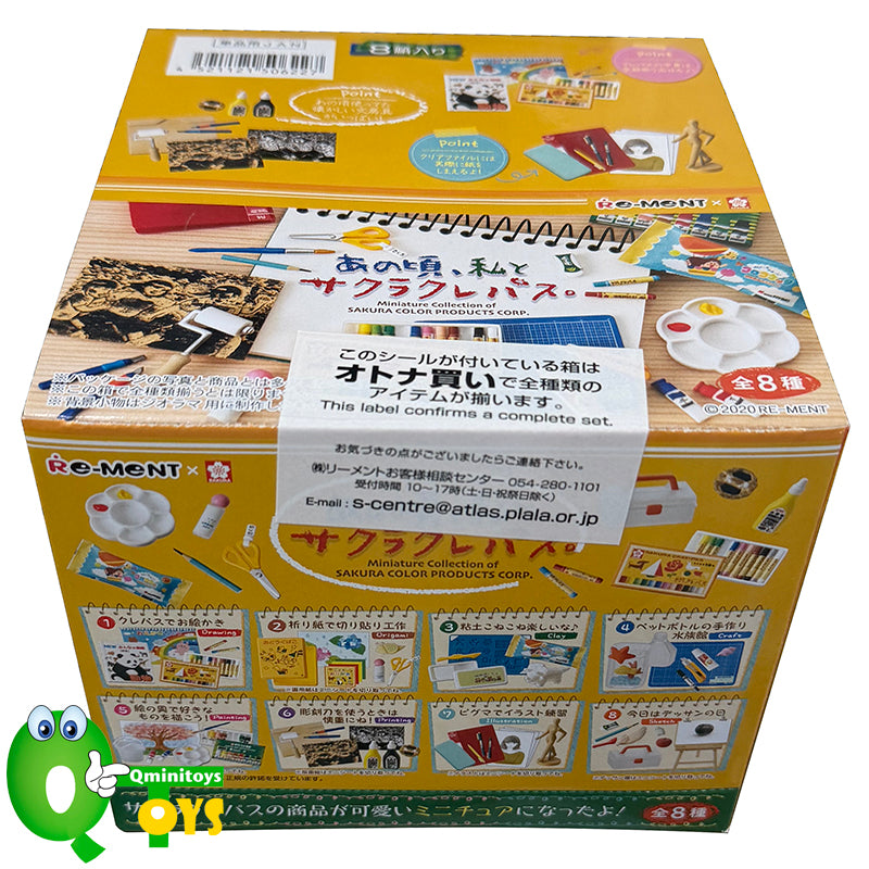 Rare 2020 Re-Ment Miniature Collection of Sakura Color Products Full Set of 8 pcs