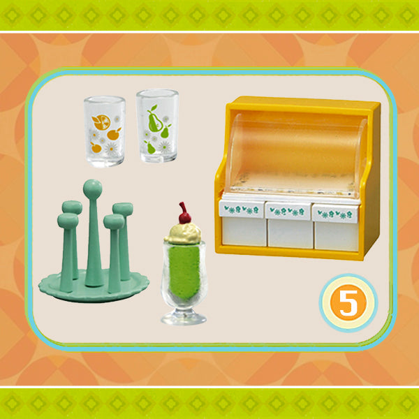 Rare 2022 Re-Ment Nostalgic snack time Full Set of 8 pcs <Free shipping (Except the United States)>