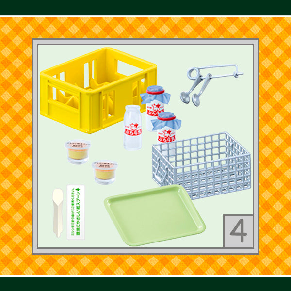 Rare 2022 Re-Ment My favorite subject is school lunch Full Set of 8 pcs <Free shipping (Except the United States)>