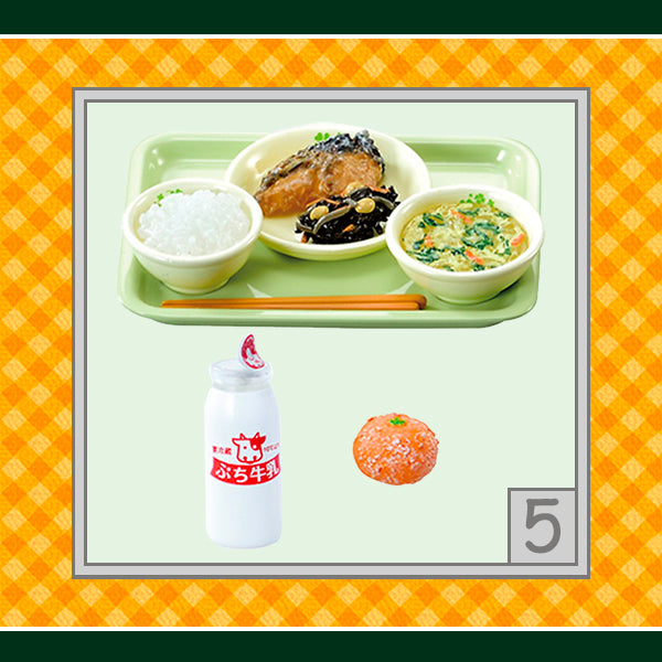 Rare 2022 Re-Ment My favorite subject is school lunch Full Set of 8 pcs <Free shipping (Except the United States)>