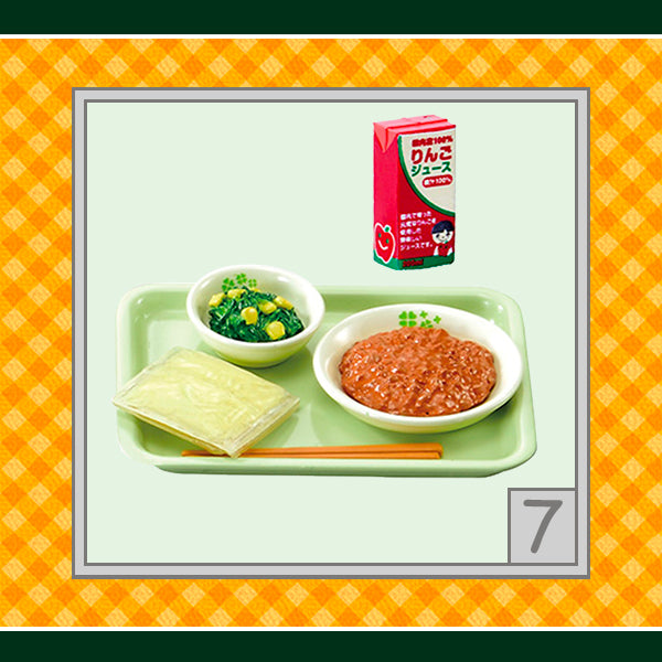 Rare 2022 Re-Ment My favorite subject is school lunch Full Set of 8 pcs <Free shipping (Except the United States)>