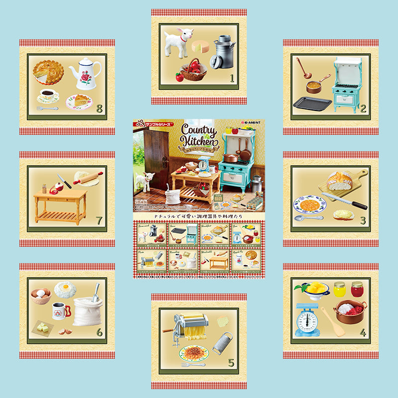 Rare 2022 Re-Ment A Small Country Kitchen Full Set of 8pcs <Free shipping (Except the United States)>