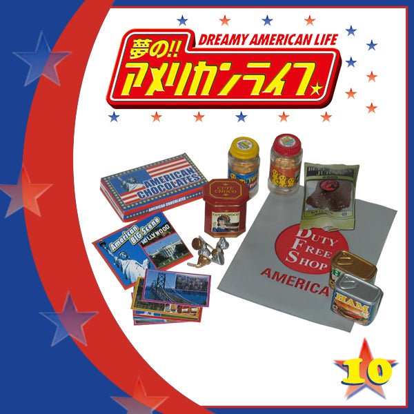 Rare 2004 Re-Ment Dreamy American Life Full Set of 10 pcs <Free Shipping>