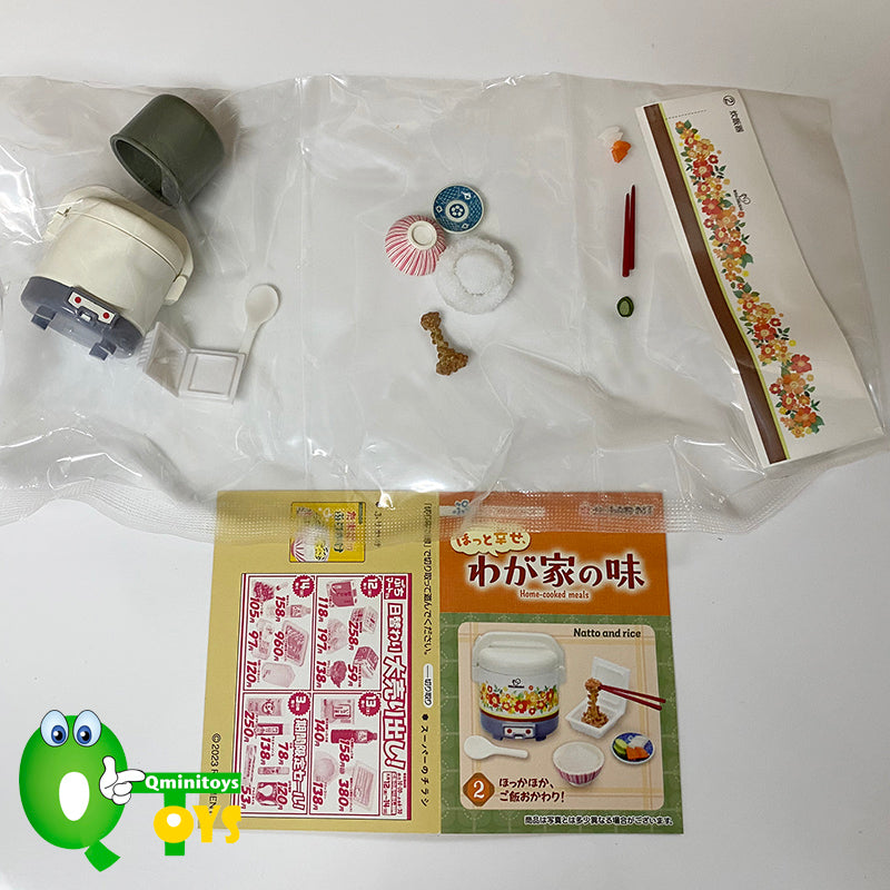 Rare 2023 Re-Ment Home-cooked meals Full Set of 8 pcs <Free shipping (Except the United States)>