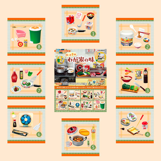 Rare 2023 Re-Ment Home-cooked meals (Sold Individually) <Free shipping (Except the United States)>