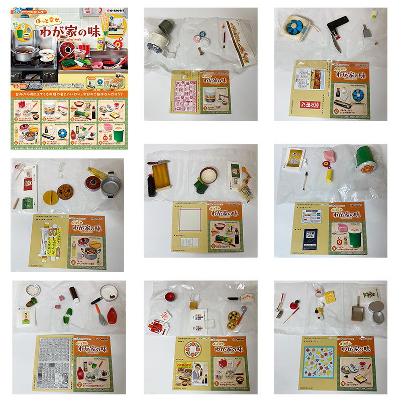 Rare 2023 Re-Ment Home-cooked meals Full Set of 8 pcs <Free shipping (Except the United States)>