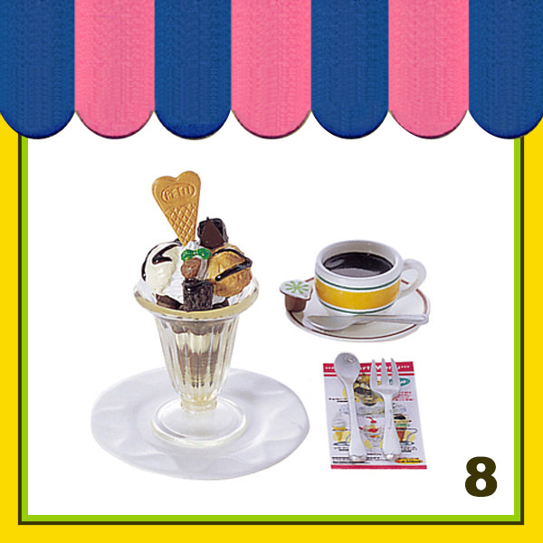 Rare 2004 Re-Ment 3 o'clock Snacks Full Set of 10 pcs <Free Shipping> <Free shipping (Except the United States)>