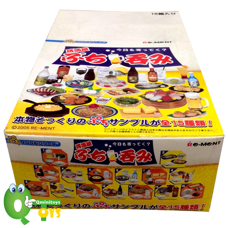 Rare 2005 Re-Ment Izakaya Petit Drink Full Set of 15 pcs