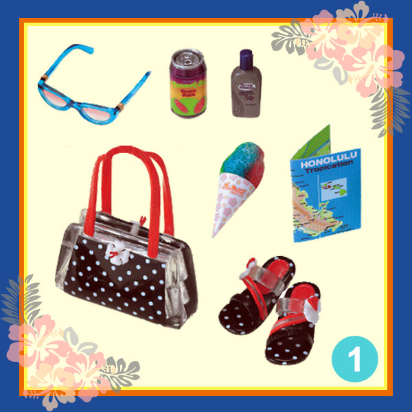 Rare 2006 Re-Ment I Love Hawaii (Sold Individually) <Free shipping (Except the United States)>