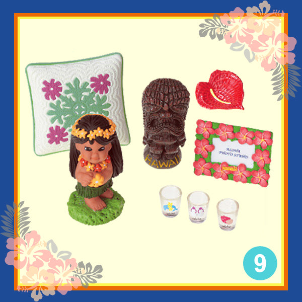 Rare 2006 Re-Ment I Love Hawaii (Sold Individually) <Free shipping (Except the United States)>