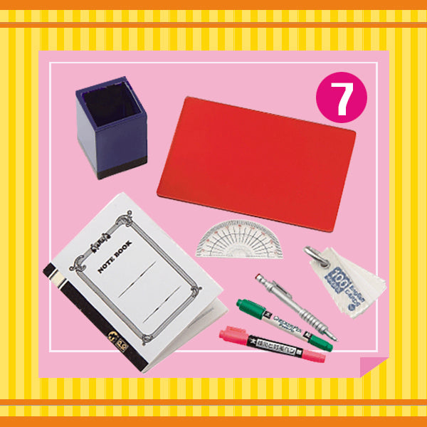 Rare 2006 Re-Ment Student Stationery Full Set of 10 pcs <Free shipping (Except the United States)>