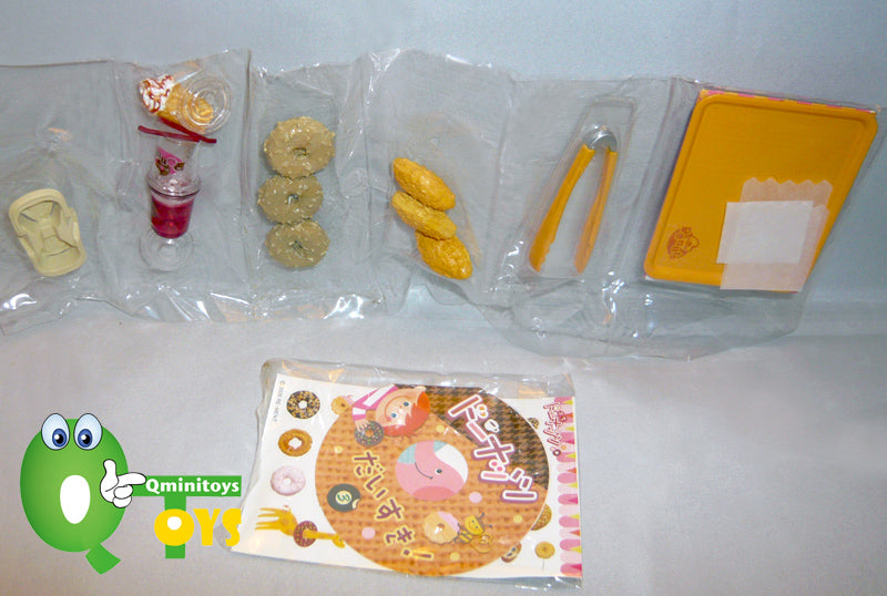 Rare 2006 Re-Ment Petit Donuts Full Set of 10 pcs (Japanese or American versions) <Free Shipping>