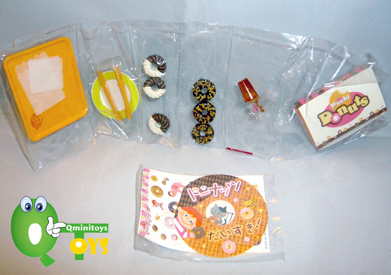 Rare 2006 Re-Ment Petit Donuts Full Set of 10 pcs (Japanese or American versions) <Free Shipping>