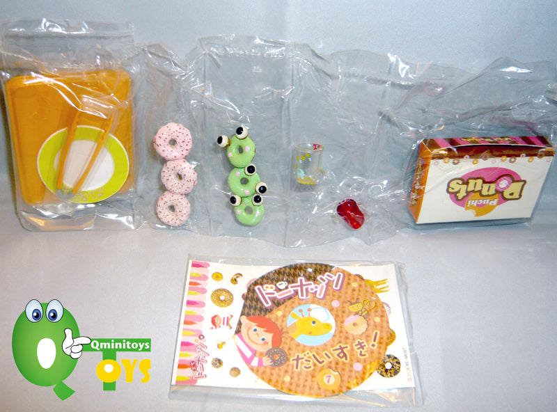 Rare 2006 Re-Ment Petit Donuts Full Set of 10 pcs (Japanese or American versions) <Free Shipping>