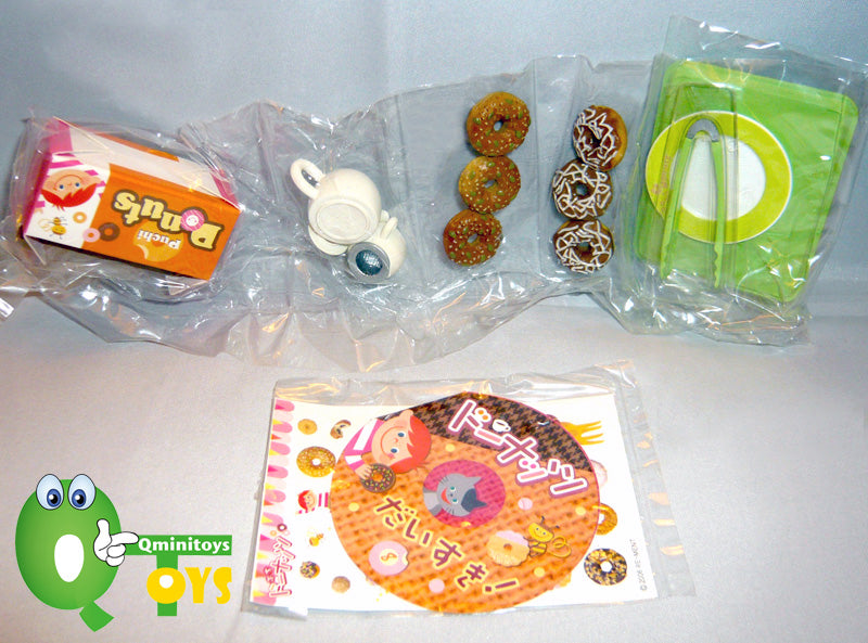 Rare 2006 Re-Ment Petit Donuts Full Set of 10 pcs (Japanese or American versions) <Free Shipping>