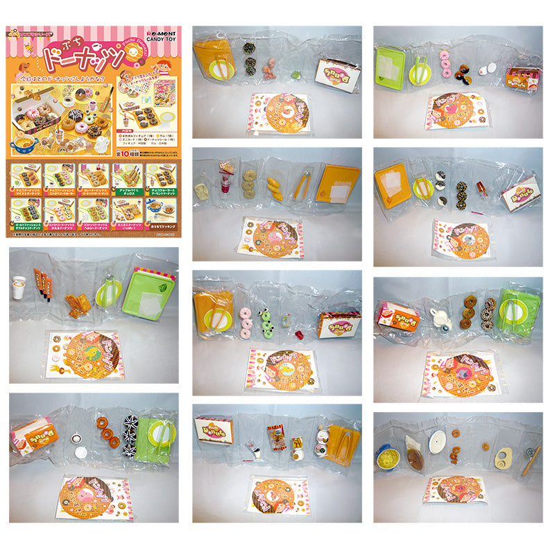 Rare 2006 Re-Ment Petit Donuts Full Set of 10 pcs (Japanese or American versions) <Free Shipping>