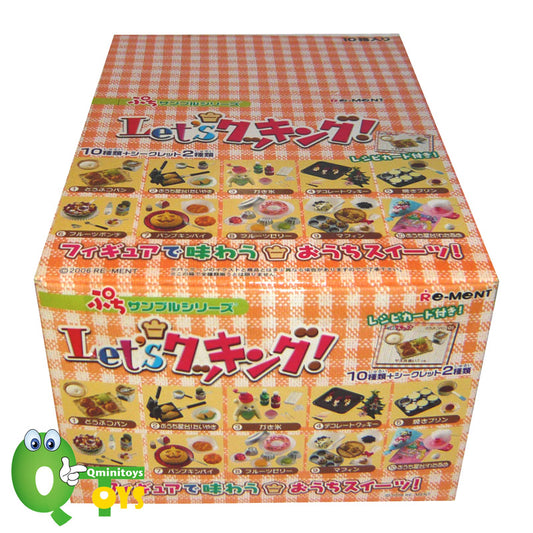 Rare 2006 Re-Ment Let's Cooking Dessert Kitchen Full Set of 10 pcs <Free Shipping>