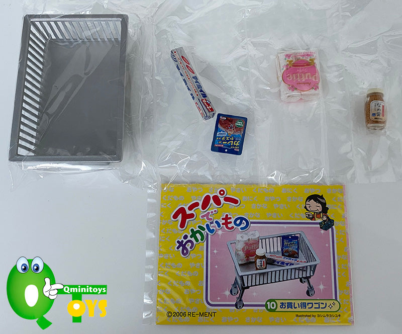 Rare 2006 Re-Ment Shopping at Supermarket Full Set of 10 pcs <Free Shipping>