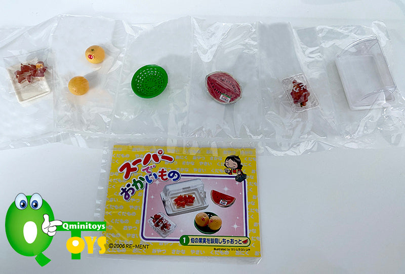 Rare 2006 Re-Ment Shopping at Supermarket Full Set of 10 pcs <Free Shipping>