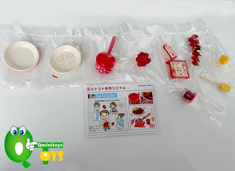 Rare 2006 Re-Ment Happy Kitchen Full Set of 10 pcs <Free Shipping>