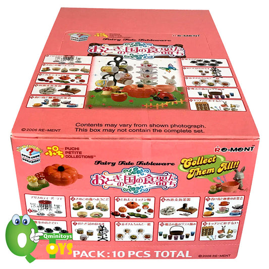 Rare 2006 Re-Ment Fairy Tale Tableware Full Set of 10 pcs <Free shipping (Except the United States)>