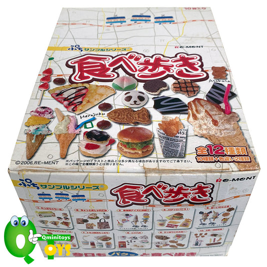 Rare 2006 Re-Ment Street Food, Eat While Walking Full Set of 10 pcs (JP Ver)