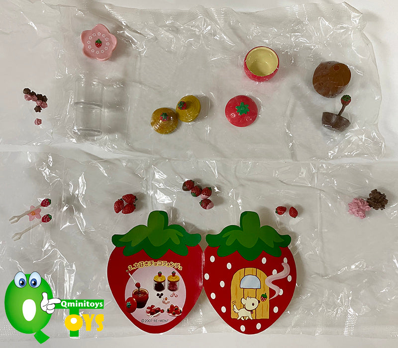 Rare 2007 Re-Ment Strawberry House Full Set of 10 pcs <Free Shipping>