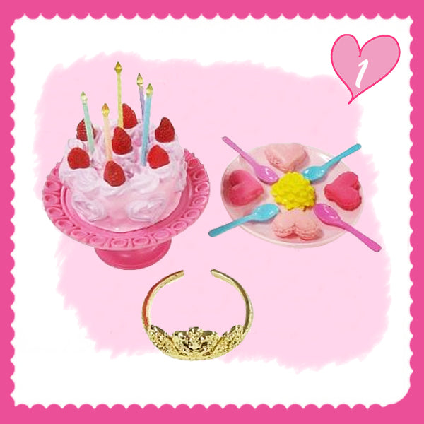 Rare 2008 Re-Ment Lovely Pink Full Set of 8 pcs