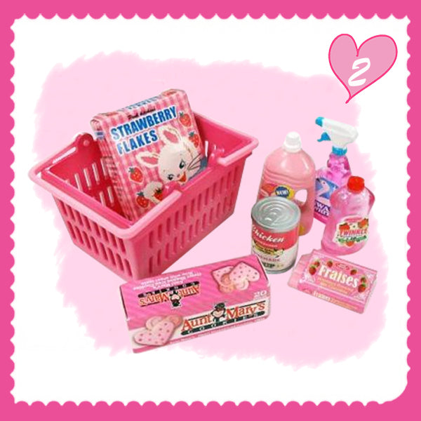 Rare 2008 Re-Ment Lovely Pink Full Set of 8 pcs