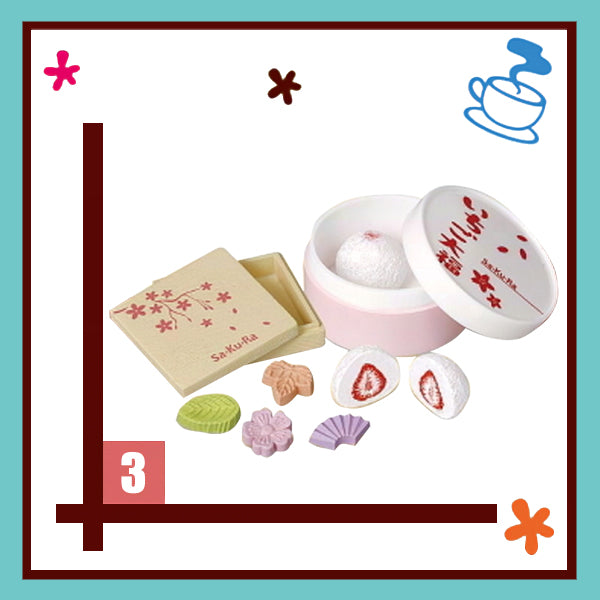 Rare 2012 Re-Ment Ekinaka Sweets Full Set of 8 pcs <Free shipping (Except the United States)>