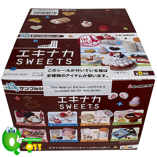 Rare 2012 Re-Ment Ekinaka Sweets Full Set of 8 pcs