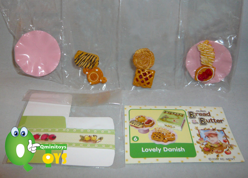 Rare 2007 Re-Ment Bread and Butter Full Set of 10 pcs <Free Shipping>