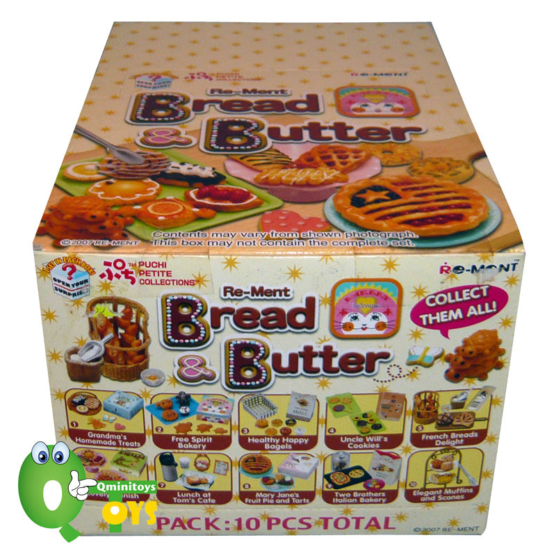 Rare 2007 Re-Ment Bread and Butter Full Set of 10 pcs <Free Shipping>