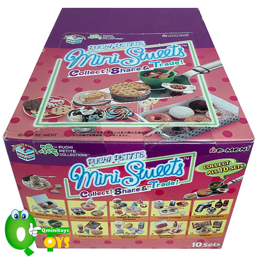 Rare 2007 Re-Ment Mini Sweets Full Set of 10 pcs (All boxes unopened)