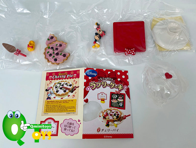 Rare 2008 Re-Ment Disney Minnie Lovely Cake Shop Full Set of 8 pcs <Free Shipping>