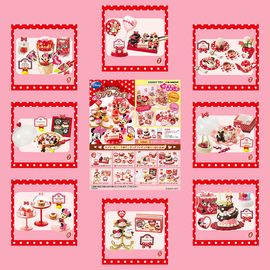 Rare 2008 Re-Ment Disney Minnie Lovely Cake Shop (Sold Individually) <Free shipping (Except the United States)>