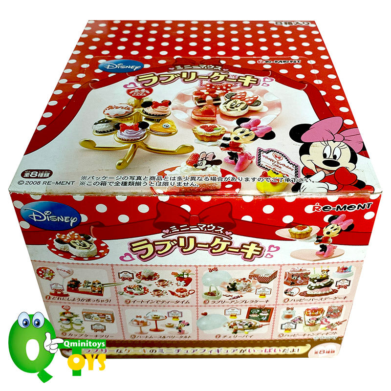 Rare 2008 Re-Ment Disney Minnie Lovely Cake Shop Full Set of 8 pcs <Free shipping (Except the United States)>