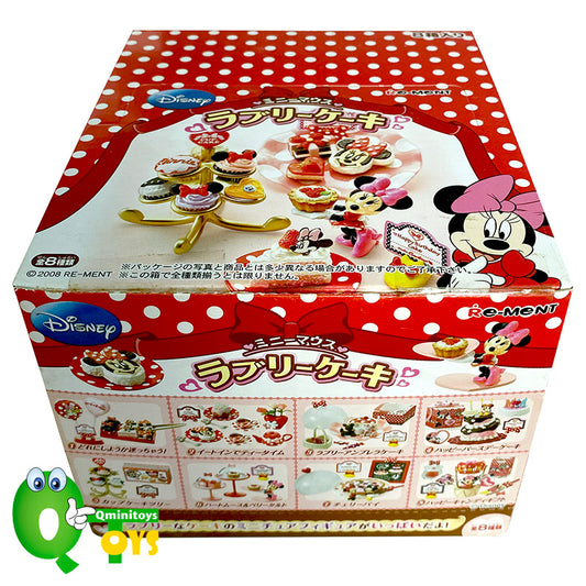 Rare 2008 Re-Ment Disney Minnie Lovely Cake Shop Full Set of 8 pcs <Free shipping (Except the United States)>