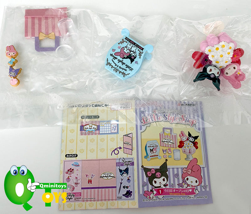 Rare 2017 Re-Ment Sanrio My Melody Little Style Shop Full Set of 8 pcs <Free Shipping>