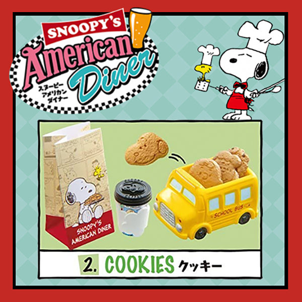 Rare 2014 Re-Ment Snoopy American Diner Full Set of 8 pcs <Free Shipping>