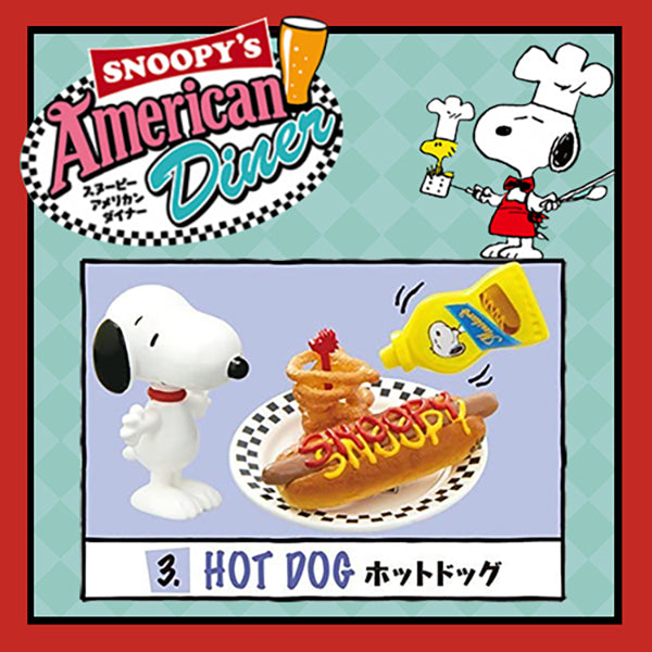 Rare 2014 Re-Ment Snoopy American Diner Full Set of 8 pcs <Free Shipping>